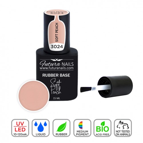 Rubber Base Soft Peach Rubber Base Soft Peach